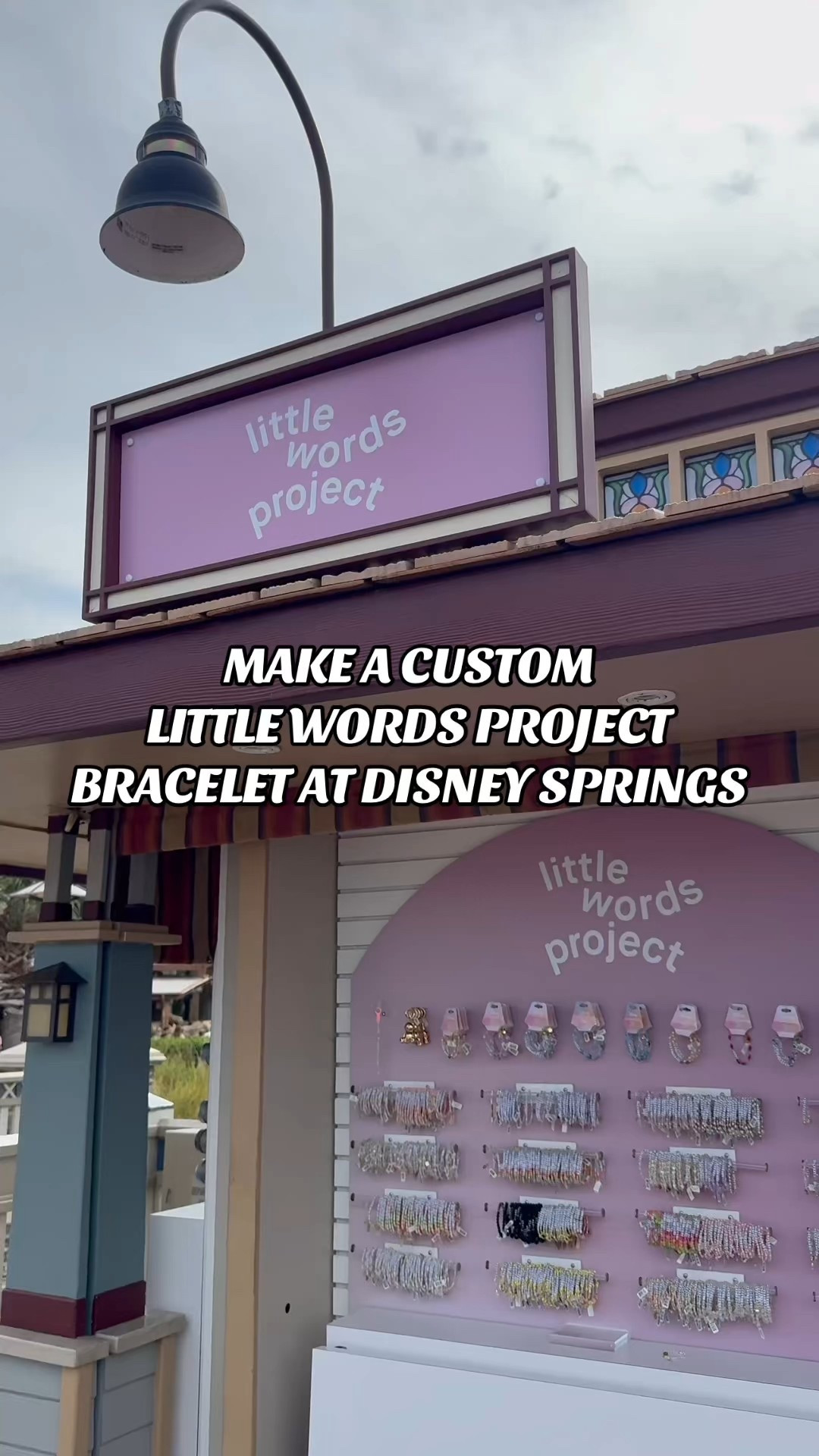 We spotted a little magic at Disney Springs! ✨

The Little Words Project booth lets you create your own custom bracelet - perfect for adding a personal touch to your Disney day (no park ticket needed!)🏰

Such a fun and meaningful way to spend a non-park day and the perfect souvenir that speaks to you 🩷

#disneysprings #disneyworld #waltdisneyworld #disneystyle #disneyparks #itsadisneyworldafterall #littlewordsproject 

#LTKTravel #LTKFindsUnder50 #LTKStyleTip