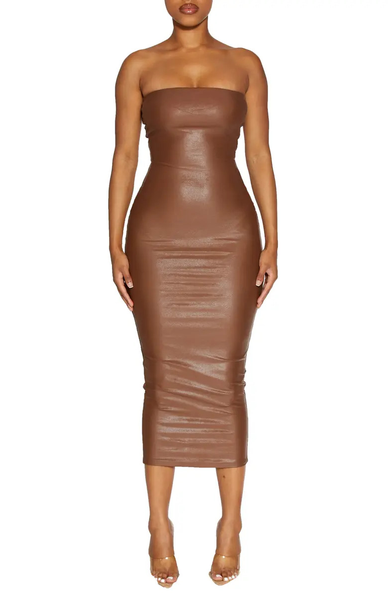 Strapless Body-Con Midi Dress | Nordstrom