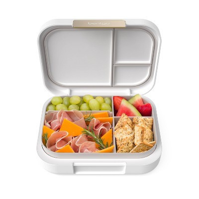 Bentgo Modern 4 Compartment Bento Style Leakproof Lunch Box - White | Target