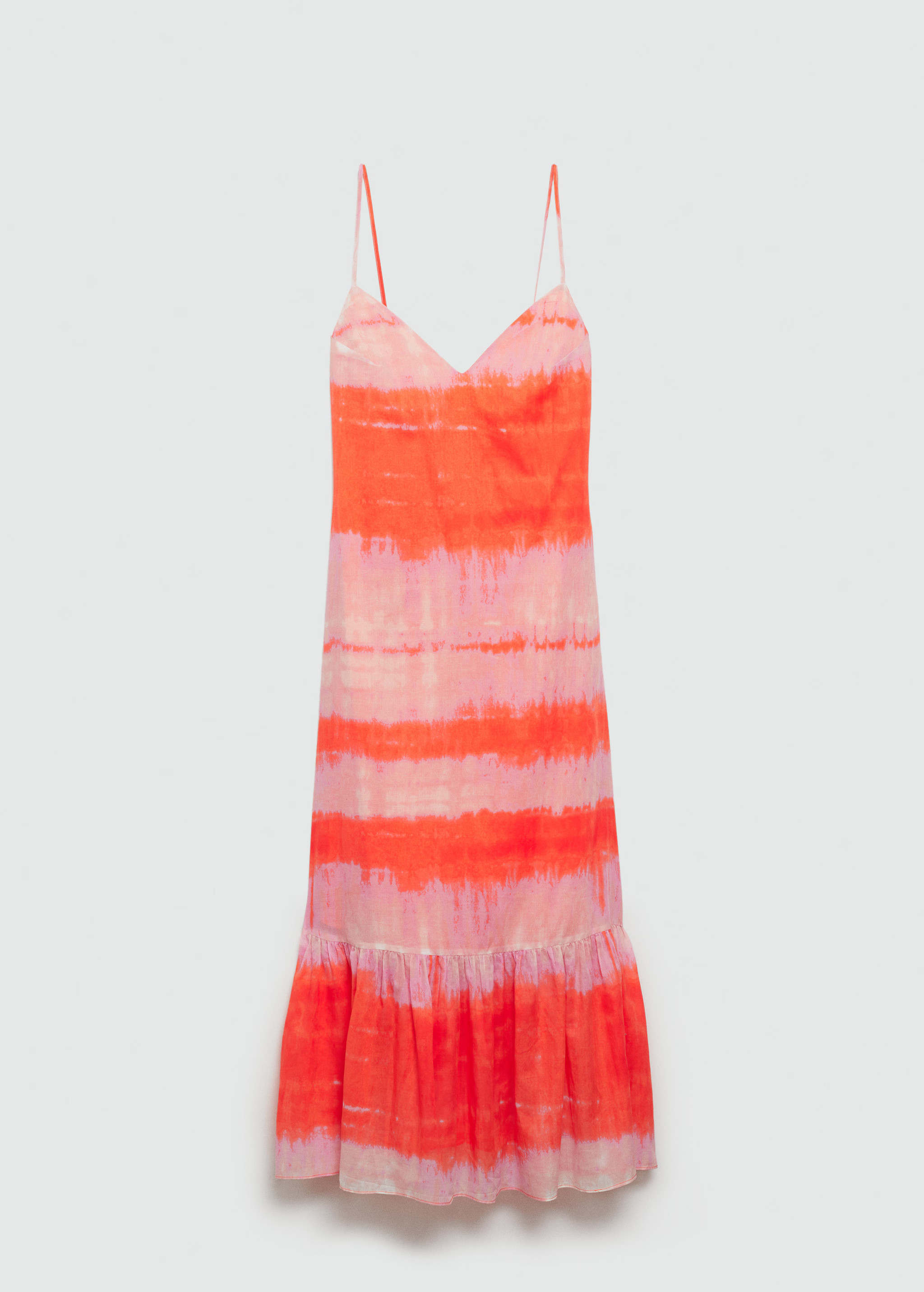 Ruffle printed dress | MANGO (US)