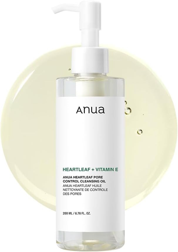 Anua Heartleaf Pore Control Cleansing Oil, Oil Cleanser for Face, Makeup Blackhead Remover, Korea... | Amazon (US)