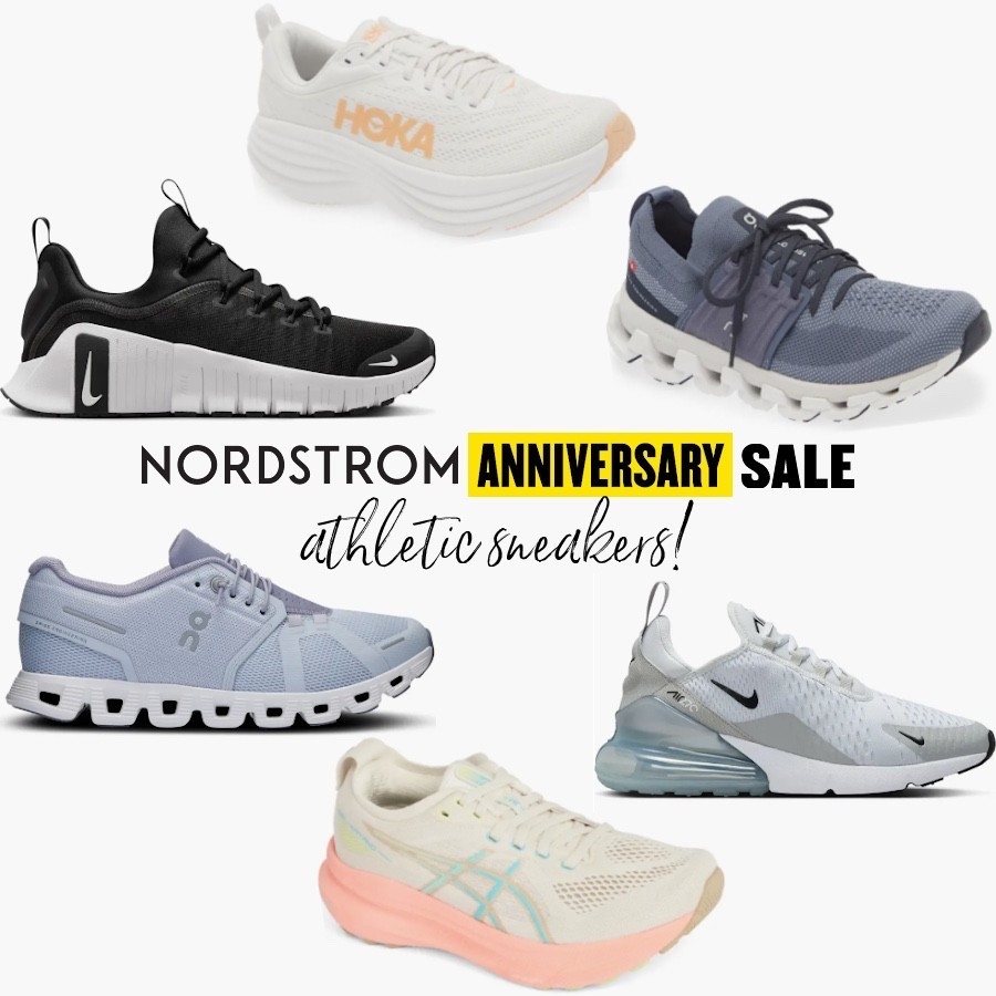 My favorite athletic sneakers in the Nordstrom anniversary sale! 
.
NSale Nikes Hokas on brooks 

#LTKShoeCrush #LTKSaleAlert #LTKFindsUnder50