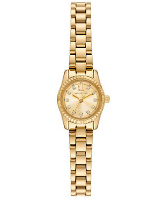 Women's Lexington Three-Hand Gold-Tone Stainless Steel Watch 19mm | Macy's