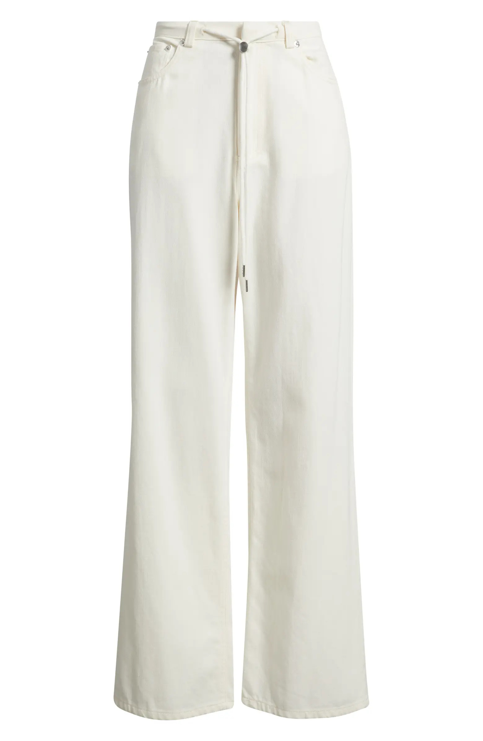 Normandie Drawstring Wide Leg Jeans | Nordstrom