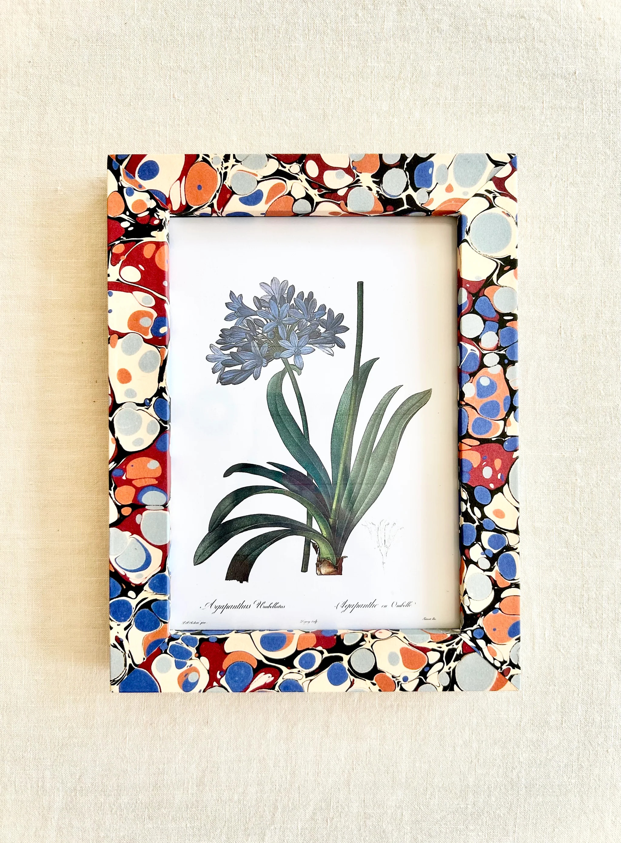 Tabletop Frame  5x7" - Marbled Coral | the ARK elements