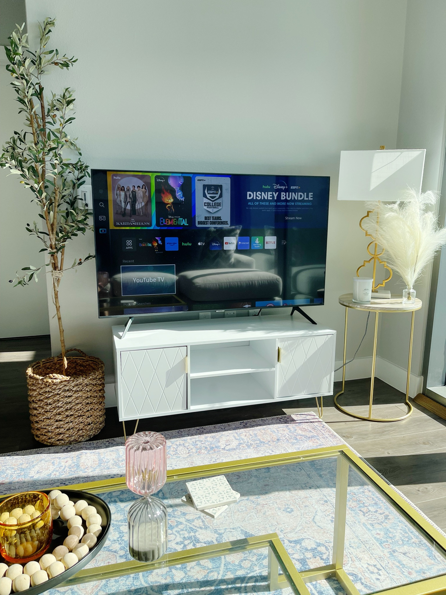 I had so much fun decorating my daughter’s new apartment! This coffee table and TV stand are from Wayfair. 

#LTKstyletip #LTKhome