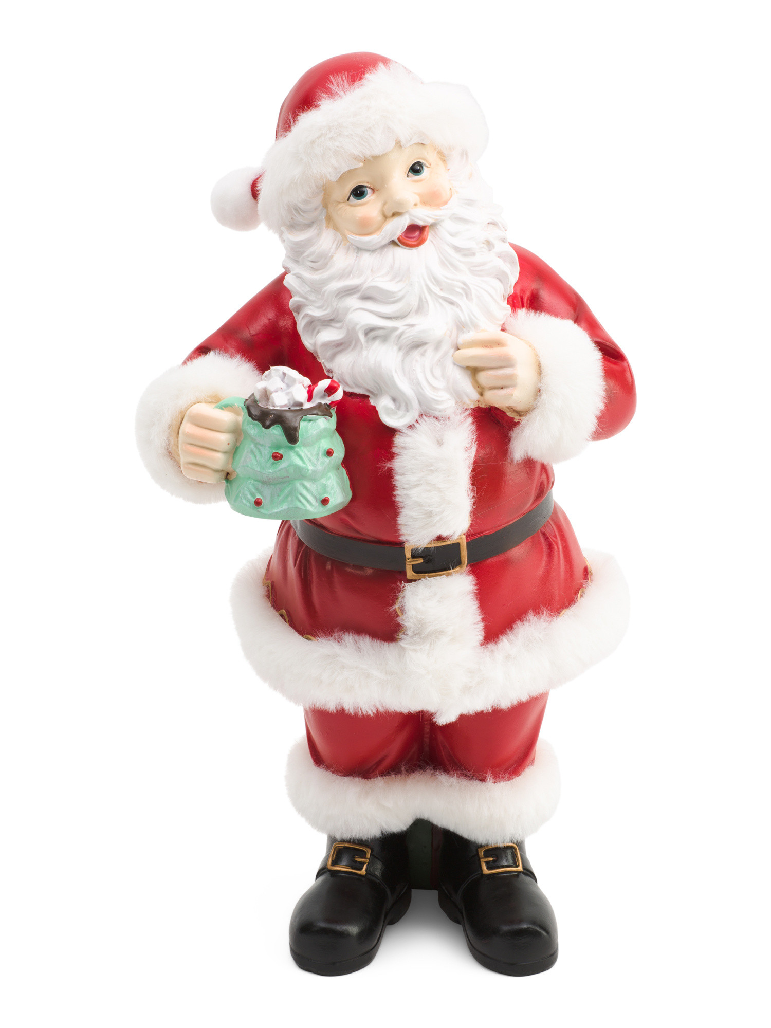 14in Santa Holding Hot Chocolate Decor | Pillows & Decor | Marshalls | Marshalls