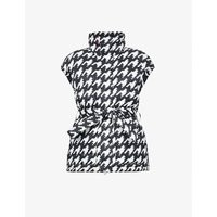Geometric-pattern shell gilet | Selfridges