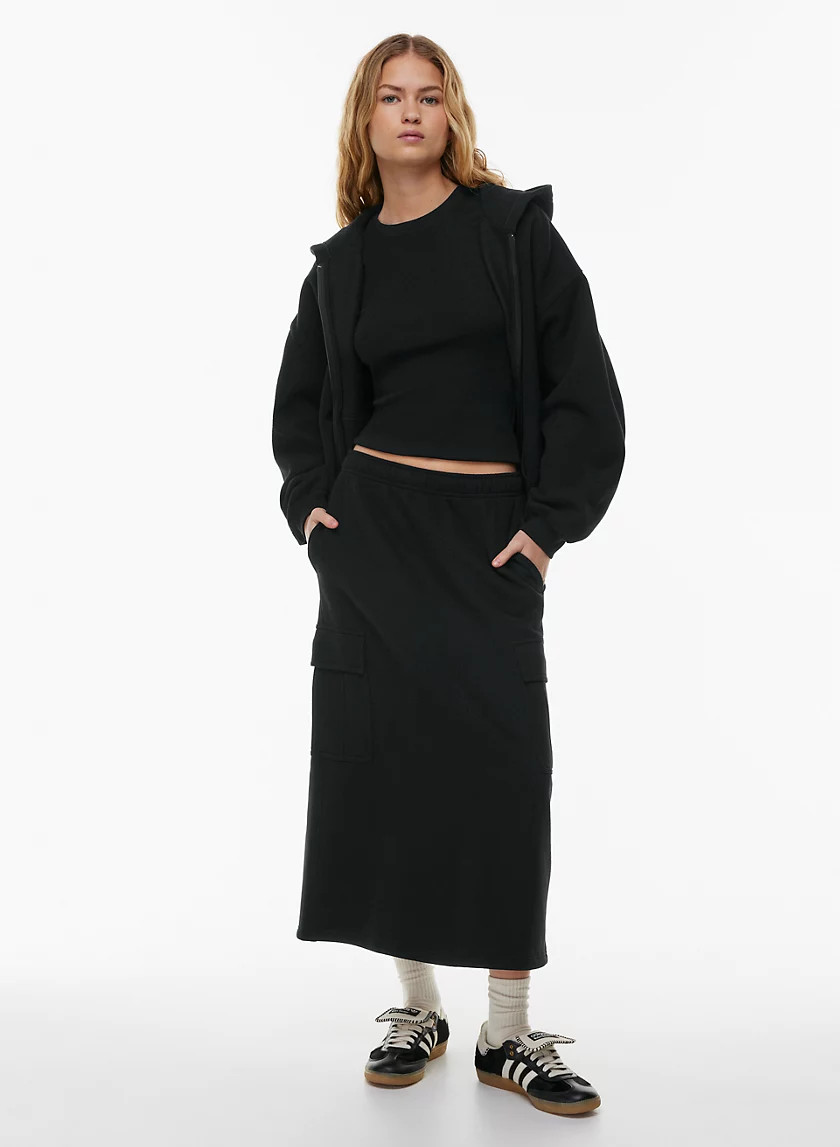 COZY FLEECE MEGA CARGO™ MAXI SKIRT | Aritzia