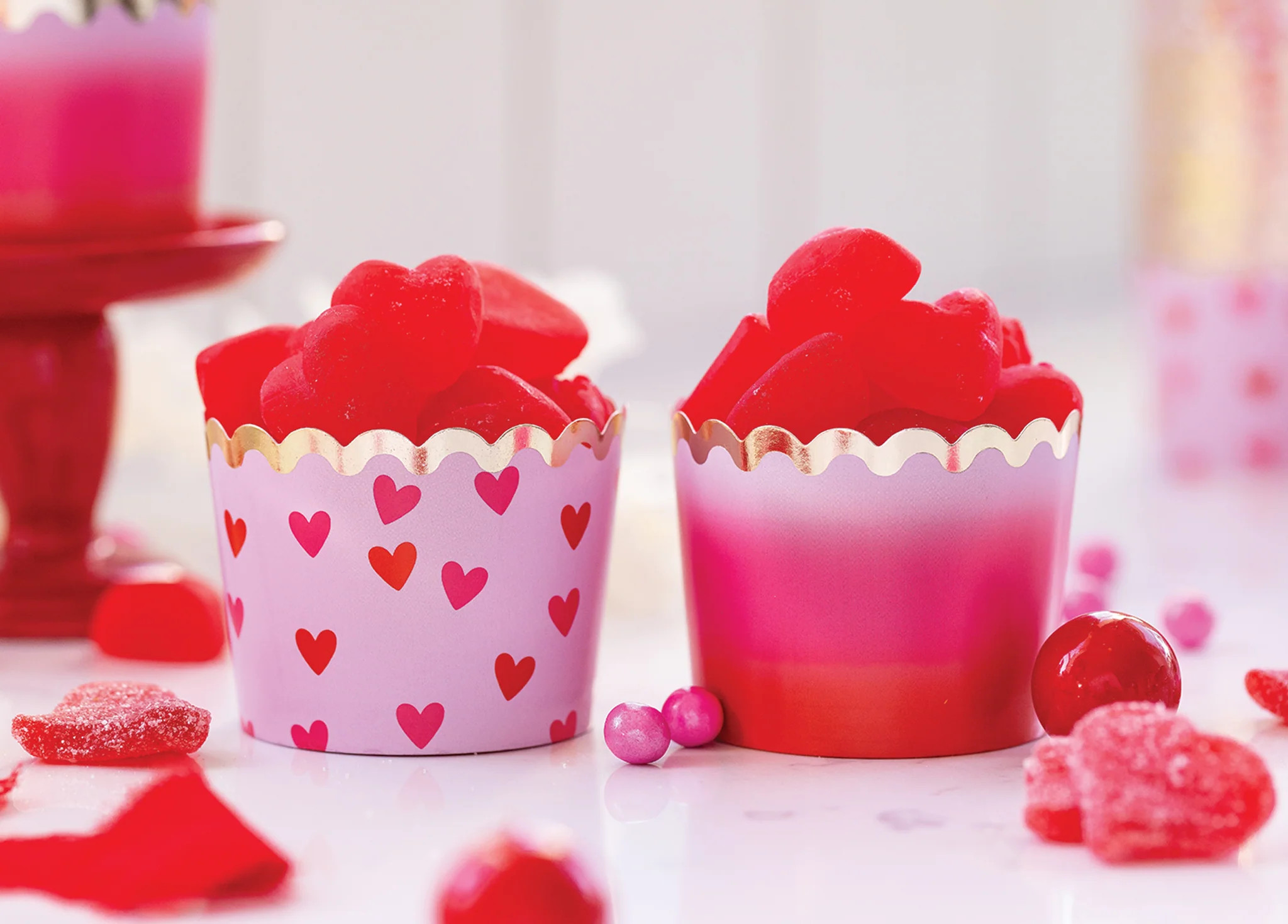 Foiled Ombre Lavender Baking Cups (50 pcs) | My Mind's Eye