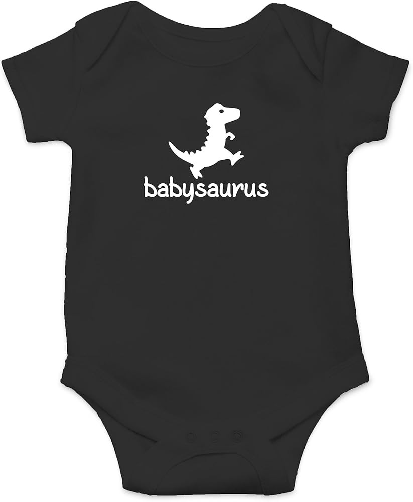 Babysaurus - Little Baby Dino Funny Cute Novelty Infant One-Piece Baby Bodysuit | Amazon (US)