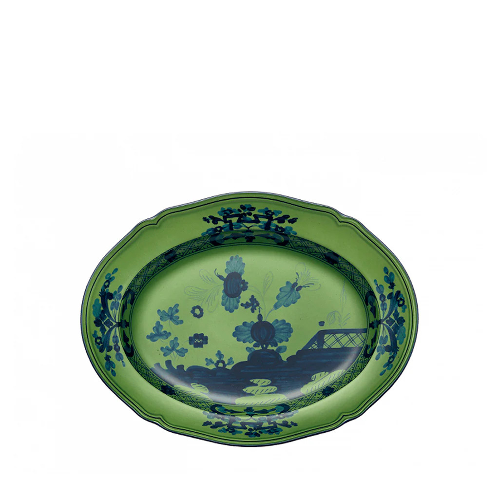 Malachite Oval Platter | Blue Print