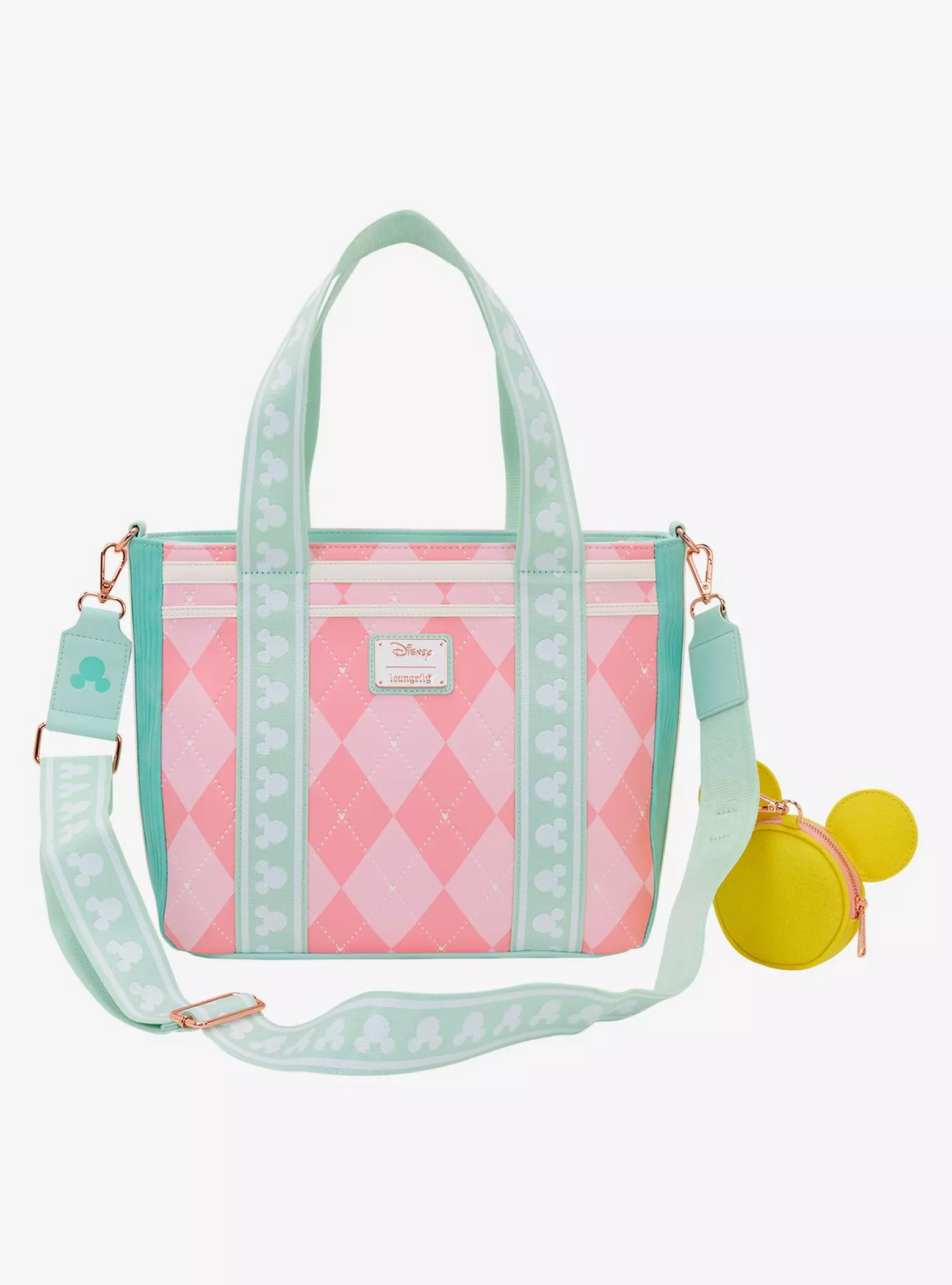 Loungefly Disney Mickey Mouse Tennis Crossbody Tote Bag With Coin Purse | BoxLunch | BoxLunch