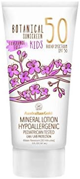 Australian Gold Botanical Sunscreen Mineral Lotion for Kids Ounce Broad Spectrum Water Resistant,... | Amazon (US)