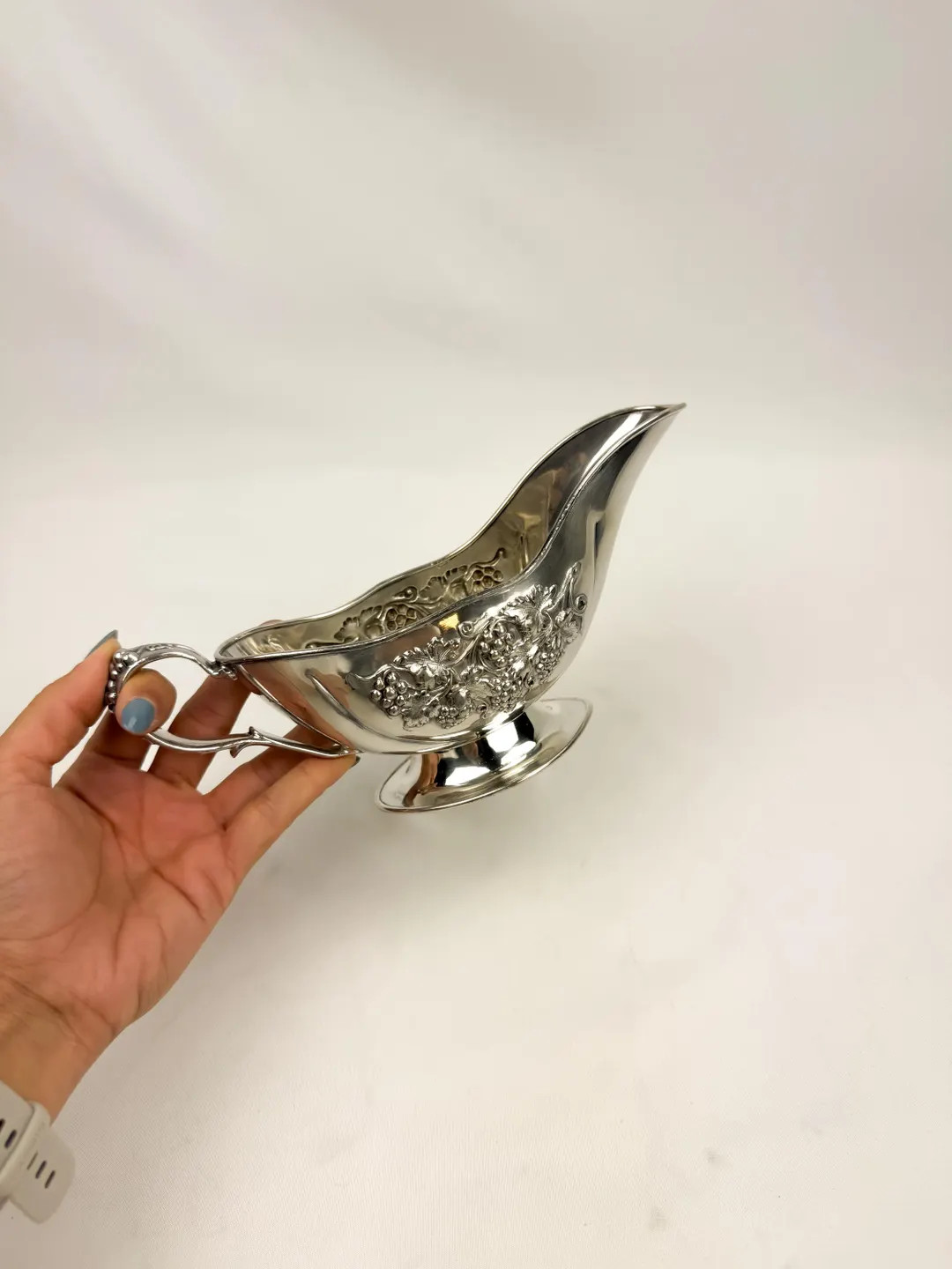 Vintage Silver Plated Gravy Boat by Forbes Silver Company - Etsy | Etsy (US)