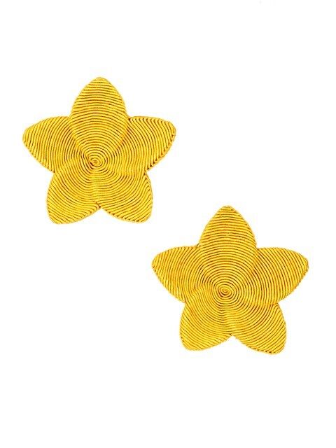 Frangipani Floral Clip-On Earrings | Saks Fifth Avenue