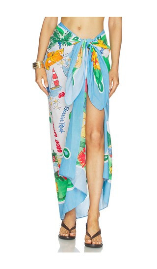Viva Vacation Sarong in Powder Blue | Revolve Clothing (Global)