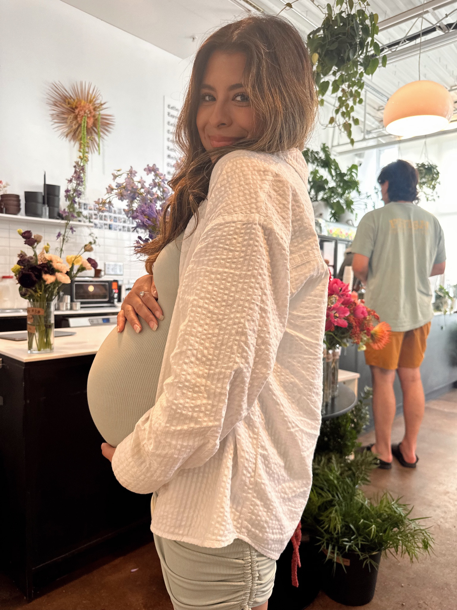 one of my fav dresses right now with the bump! i found a similar one on amazon that has drawstrings on each side to adjust🫶🏼 

#LTKBump