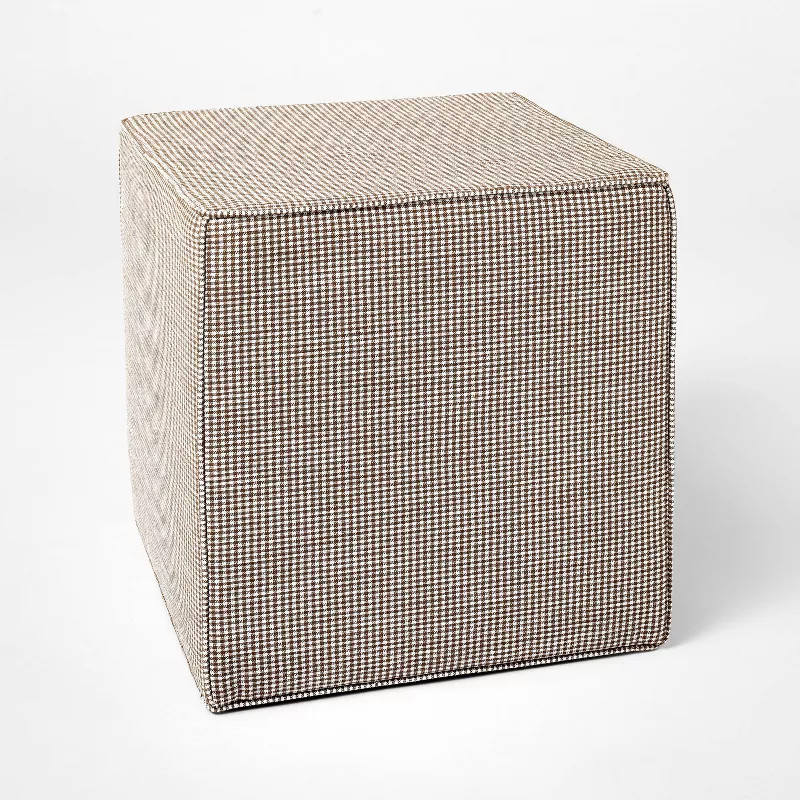 Lynwood Square Upholstered Cube Ottoman - Threshold™ designed with Studio McGee | Target