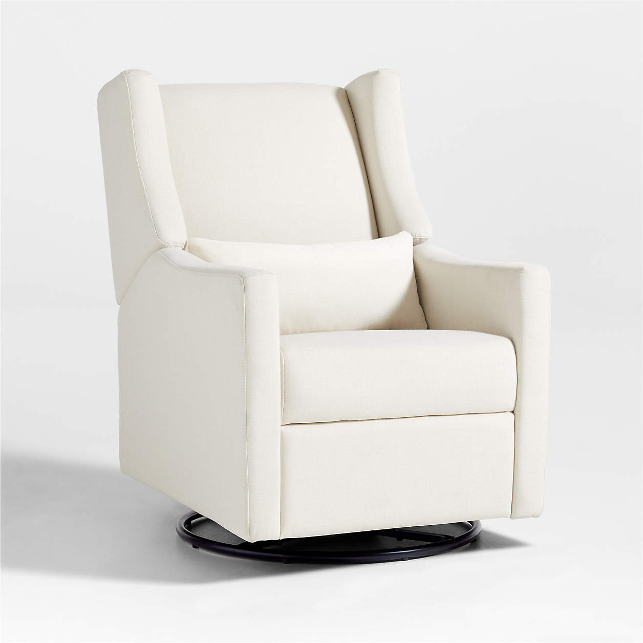 Babyletto Kiwi Cream Electronic Swivel Glider Power Recliner Nursery Chair + Reviews | Crate & Ki... | Crate & Barrel