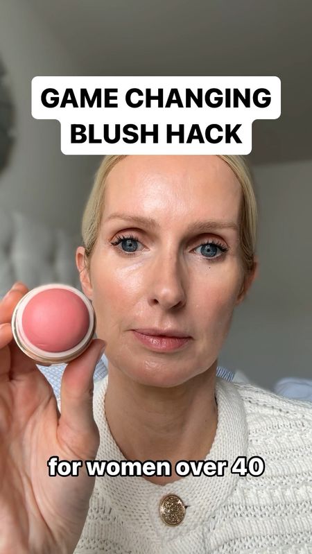 HERE ARE THE JUICY DETAILS 👇👇

➡️ Save this for later so you have it! ❤️

Type the word BLUSH to get a list of my favorite blushes straight to your inbox! 

If you are struggling with makeup over 40, this blush hack is a gamer changer! 

If you are a woman over 40 with dry and mature skin, cream blush is your best friend! It melts into our skin going you a lovely natural flush and is so flattering. 

Powder blush can sit on top of your skin and can make emphasize dry skin and make it look flat! 

My top tip for applying blush is to remember what I call the 3 finger rule! 
Place 3 fingers next to your nose and do not apply any blush there. 

Apply blush in an upward motion and blend out! Do you see how it visually lifts your entire face? Such an easy tip! 

Give it a try and let me know how it goes ❤️
.
.
.
.
.
#creamblush #creamblusher #makeupover40 #over40makeup #over40blogger #over40makeuptips #beautyover40 #over40women #over40beauty #easymakeup #easymakeuptutorial #easymakeuplook #easymakeuplook #easymakeuplooks #easymakeuptips #midlifewomen #midlifeblogger #makeuptipsandtricks #makeuptipsforbeginners #makeuphacks #makeuphacksandtricks 

#LTKstyletip #LTKover40 #LTKbeauty