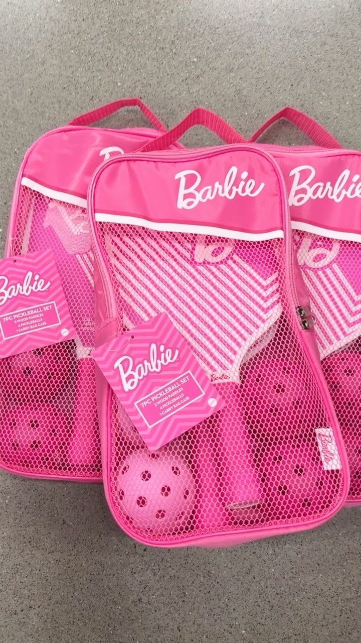 Pink Barbie Pickleball Set - Youth/Adult Set of Pickleball Paddles and Balls

#LTKSeasonal #LTKActive