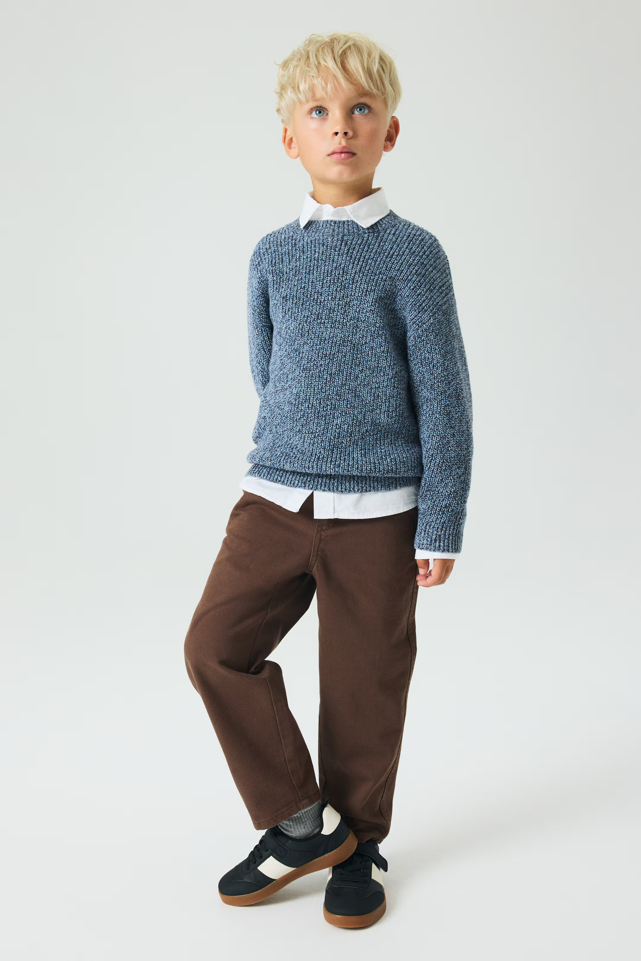Rib-Knit Cotton Sweater | H&M (US + CA)