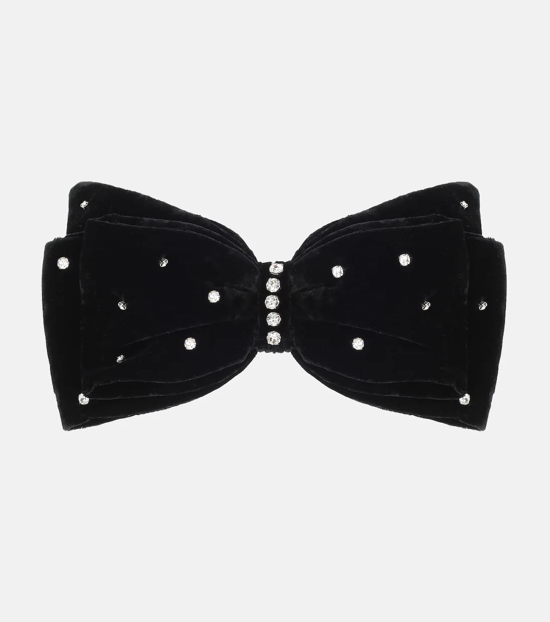 Embellished velvet bow barrette | Mytheresa (DACH)