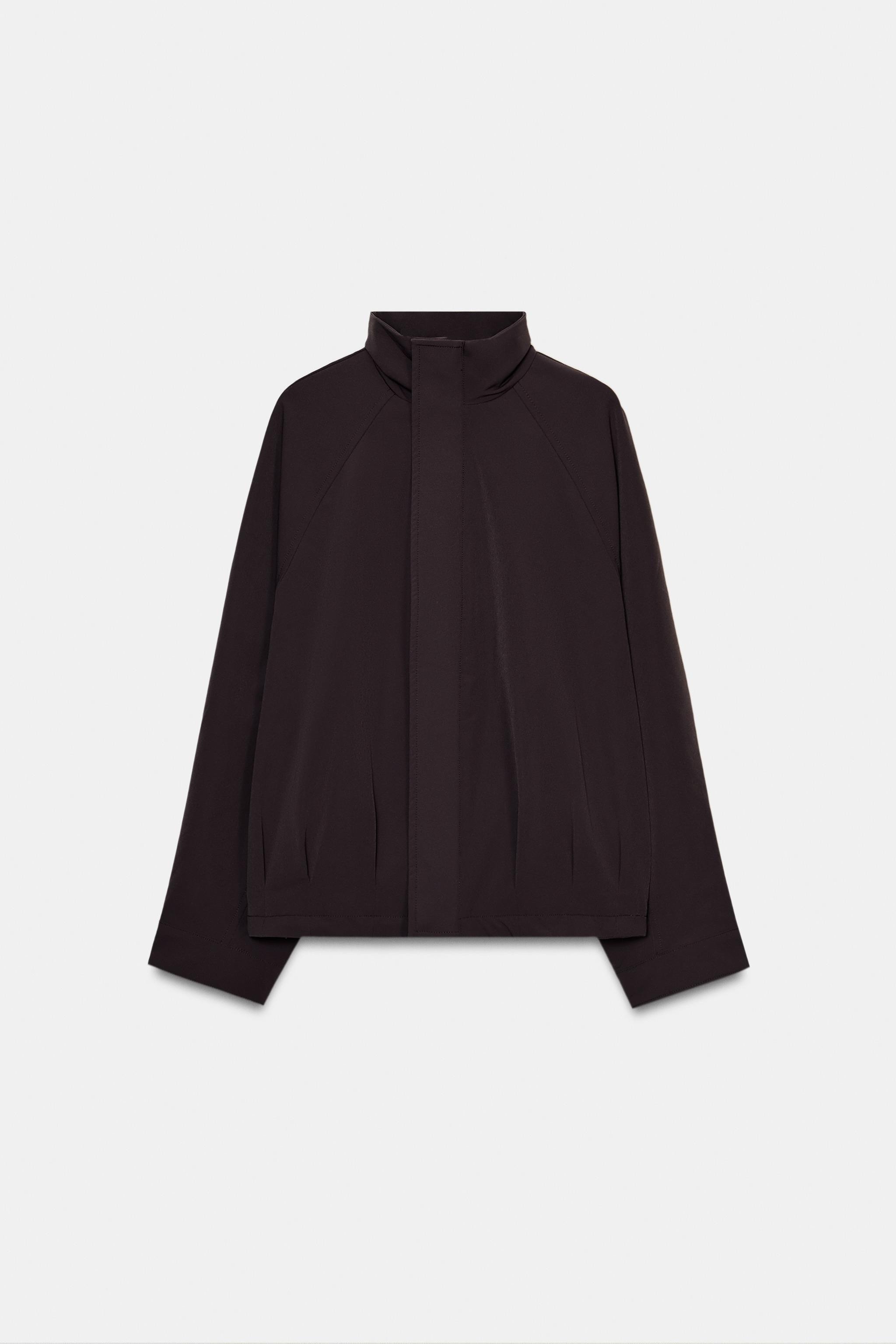 OVERSIZE ZIP-UP BOMBER JACKET | Zara UK