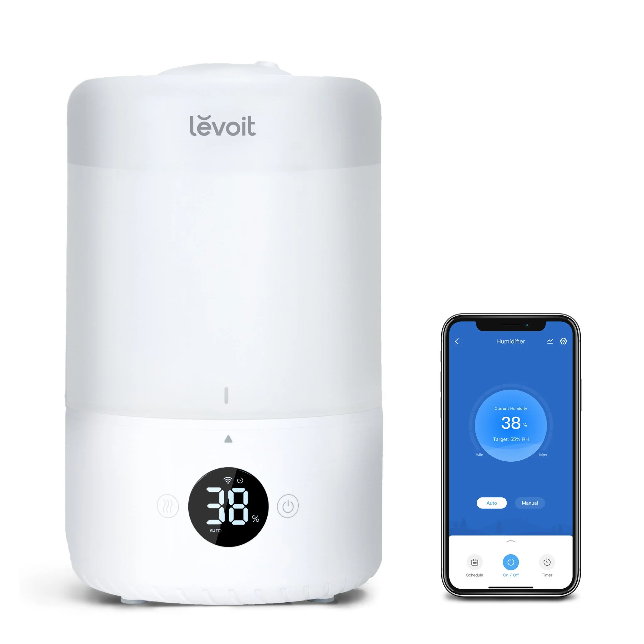 Levoit Dual 200S Smart Top-Fill Humidifier | Levoit