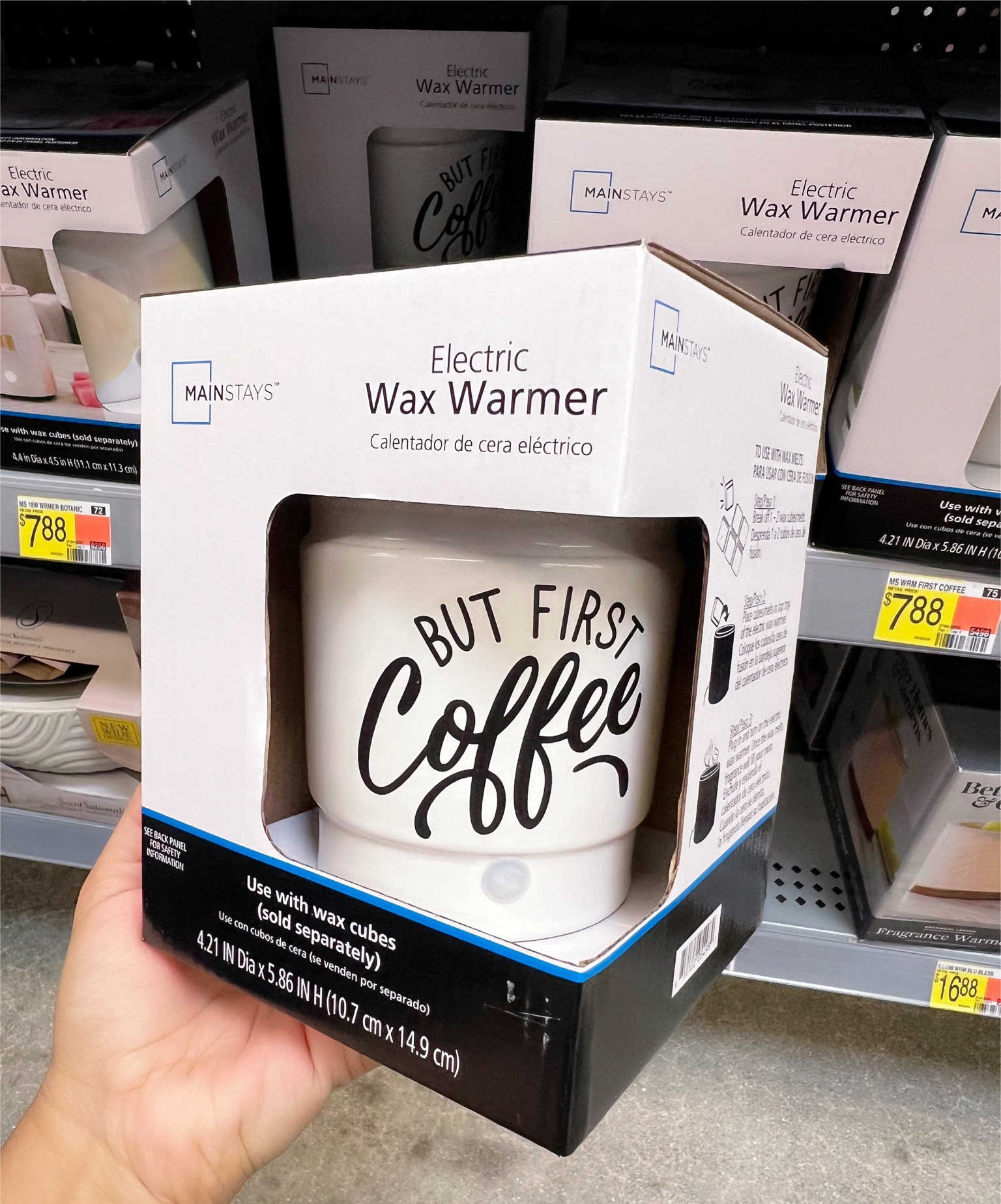 But first.. coffee Wax Warmer! So little and cute! 

#coffee #waxwarmer #walmart #coffeebar #walmarthome

#LTKHome