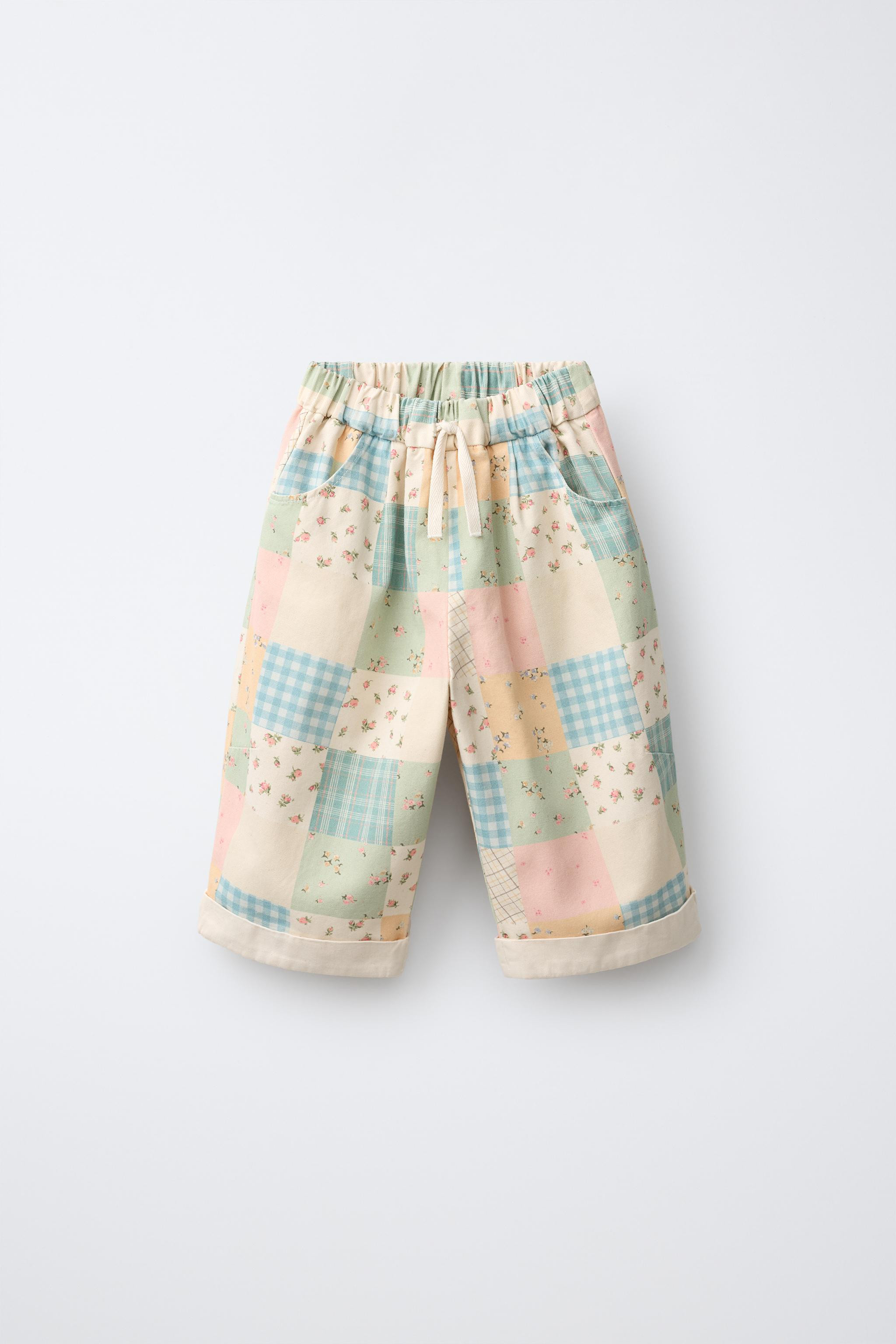 PATCHWORK BALLOON PANTS | Zara US