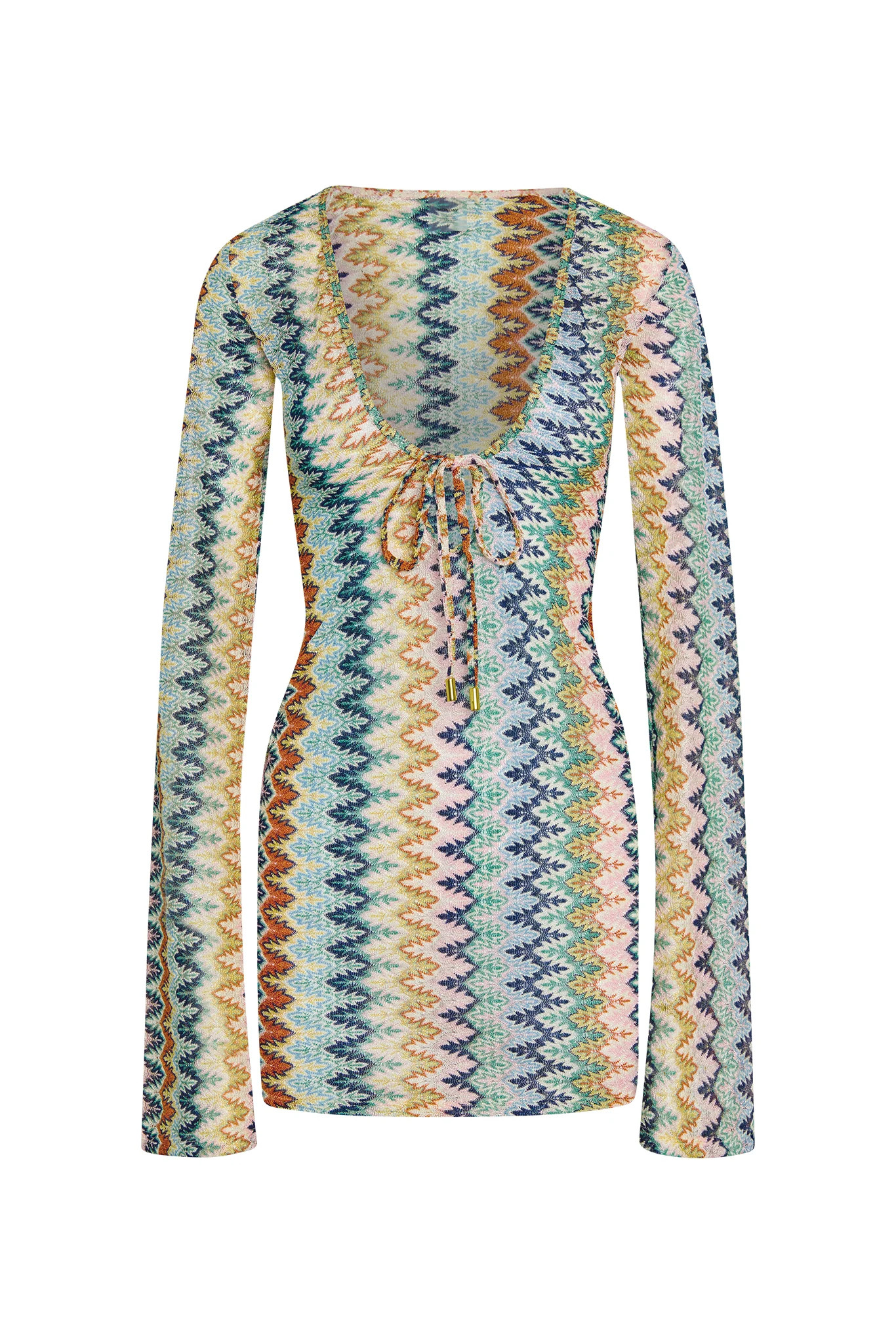 Montego Mini Tie Dress - Porto Cervo Multi | Monday Swimwear