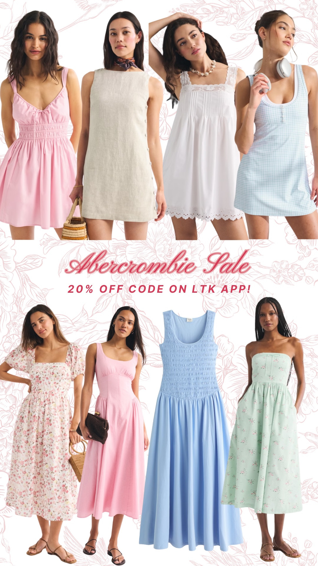 Abercrombie’s summer dress sale is too good to miss ☀️🌸

Easy throw-on styles, vacation-ready maxis, flattering minis, and everyday dresses are all 20% off right now. If your summer wardrobe needs a refresh, this is the sign you’ve been waiting for!

#LTKSaleAlert #AbercrombieStyle #SummerDresses #VacationOutfits #SummerFashion

Abercrombie sale / summer dresses / vacation outfits / wedding guest dresses / everyday style / summer fashion / capsule wardrobe / warm weather outfits.

#LTKxAbercrombie