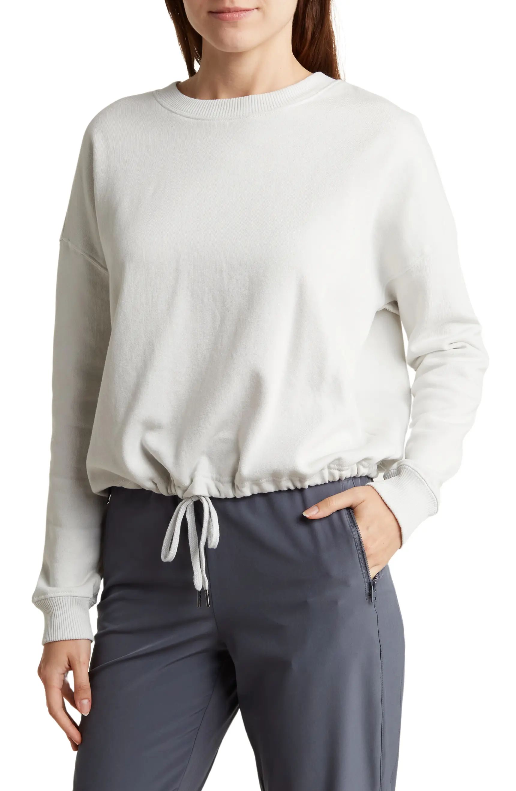 Lux Fleece Stonewash Pullover Sweater | Nordstrom Rack