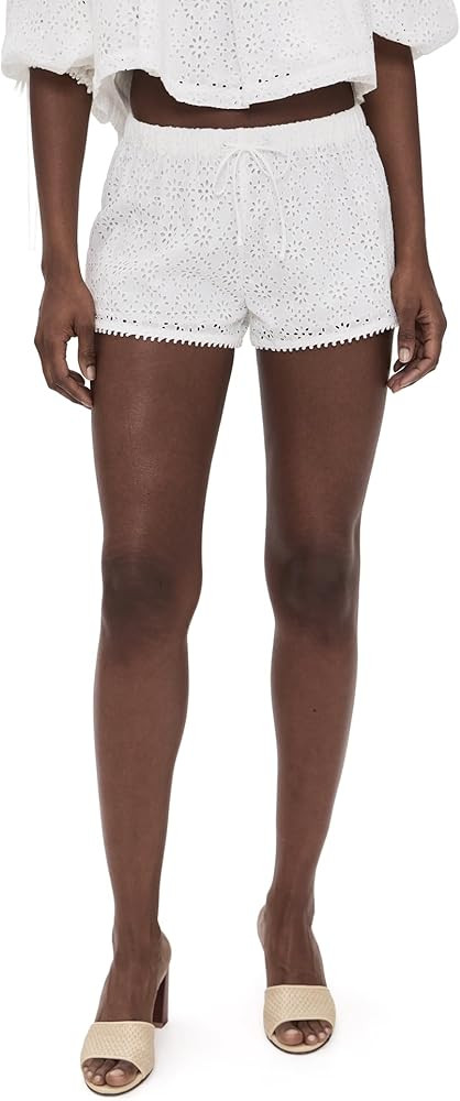 For Love & Lemons Women's Willa Eyelet Shorts | Amazon (US)
