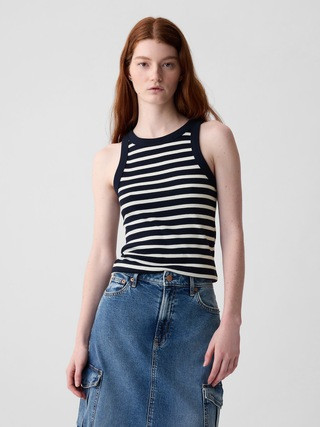 Modern Rib Halter Tank Top | Gap (CA)