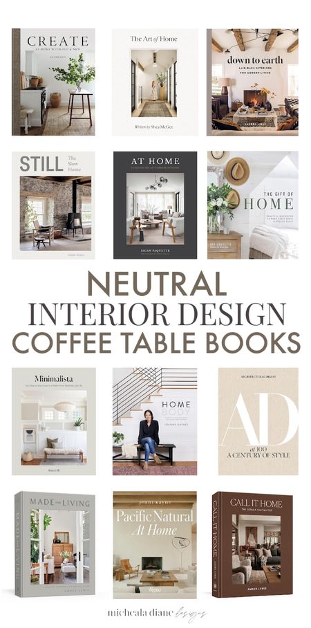 Neutral Interior Design Coffee Table Books. Home Decor coffee table books. 

#LTKhome #LTKstyletip