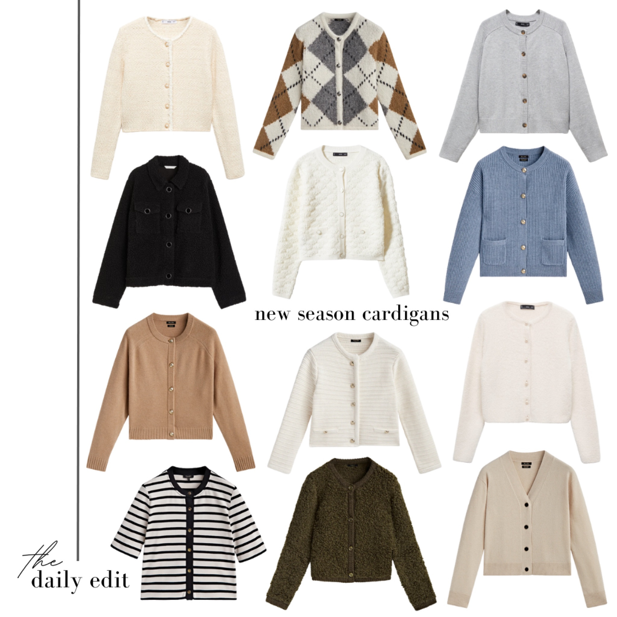12 new season cardigans to get your hands on 👌🏼

Stripe knitwear, Massimo Dutti, hmxme, boucle cardigan, quiet luxury, what to wear today, autumn knitwear, autumn outfit inspiration, timeless style, casual smart, neutral wardrobe, neutral style, new season knitwear, what to wear for autumn, the daily edit, H&M new in

#LTKstyletip #LTKeurope #LTKSeasonal