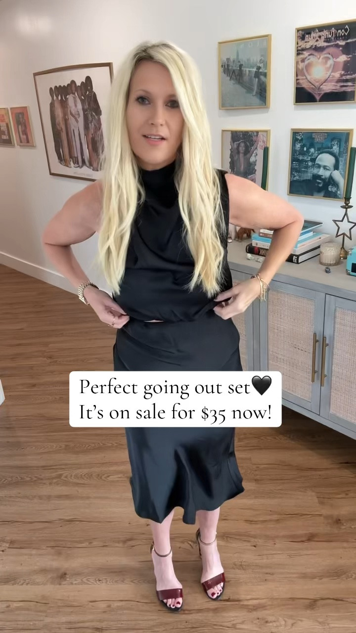 This is the BEST AMAZON going out, date night, wedding guest, dressy set (I’m wearing a size small- FTS)offered in so many colors! Because it’s two separate you can wear this top with Denim or skirts and you can wear the skirt with other things in your closet - it’s such a great value! It’s on sale today. I don’t know how long that will last but even if it’s not, it’s only $40! #amazonset #ltkunder50 #ltkunder100 #datenight 

#LTKSaleAlert #LTKOver40