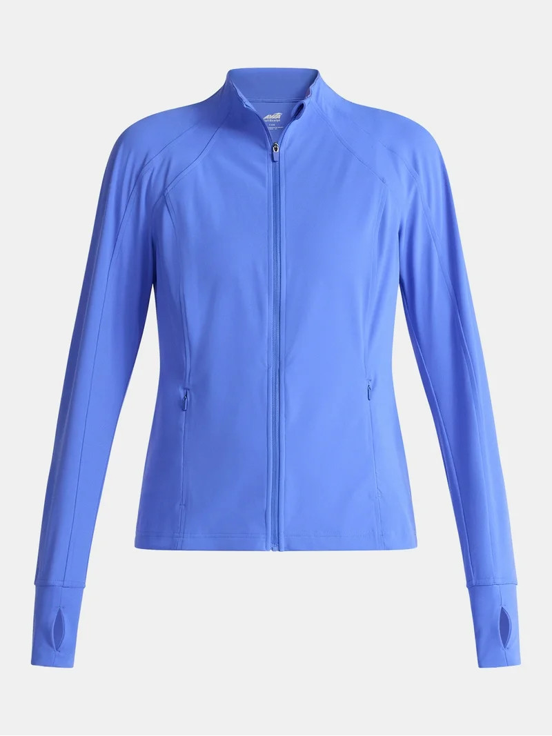 Avia Women's and Women's Plus SoftSculpt Zip Up Active Jacket, Sizes XS-4X | Walmart (US)