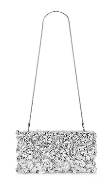 SIMKHAI Reese Beaded Clutch in Silver from Revolve.com | Revolve Clothing (Global)