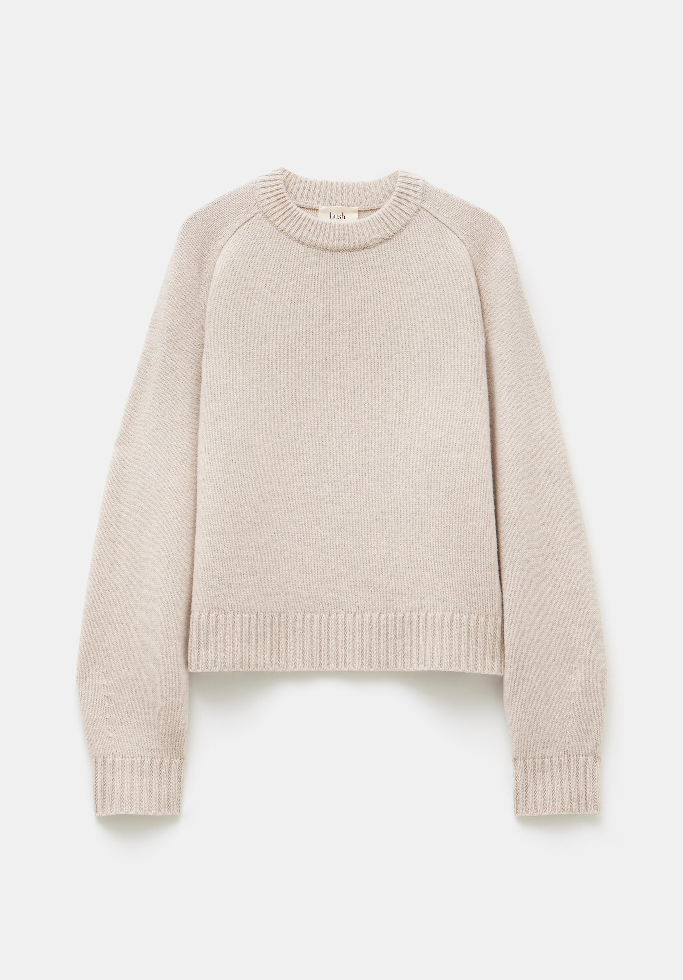 Nina Merino Wool Crew Jumper | Hush UK