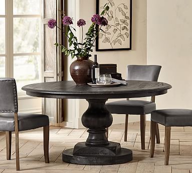 Nolan Round Pedestal Dining Table | Pottery Barn (US)