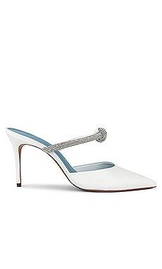 Schutz Pearl Heel in White from Revolve.com | Revolve Clothing (Global)