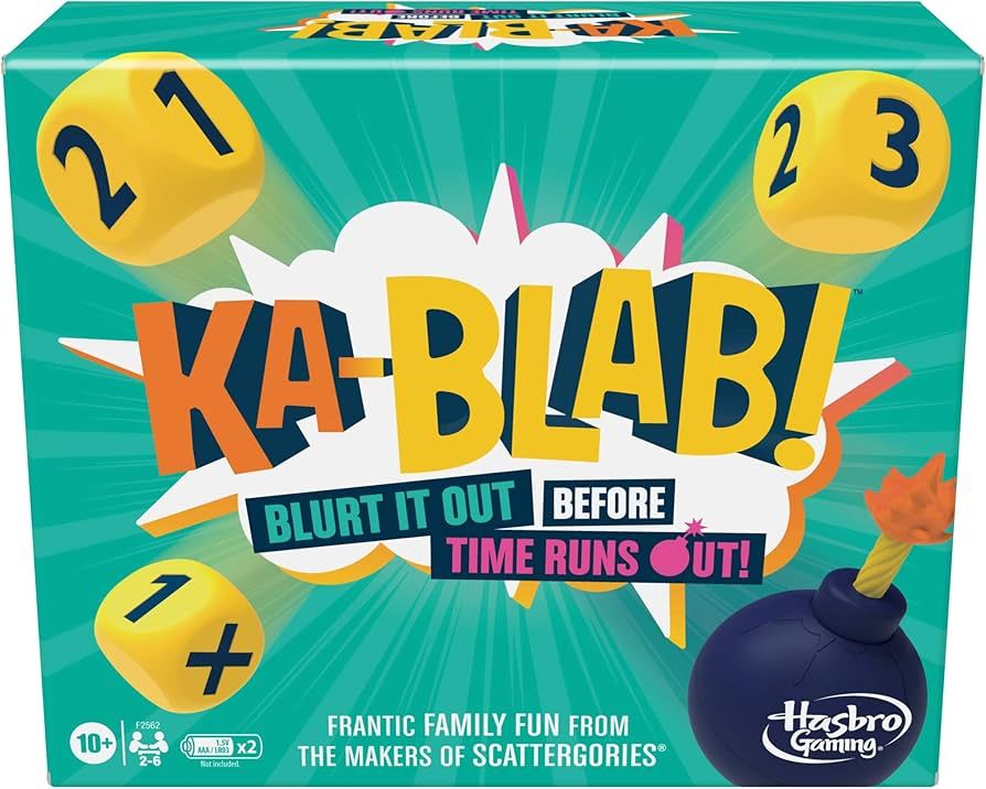 Hasbro Gaming Ka-Blab! Game for Families, Teens and Kids Ages 10 and Up, Family-Friendly Party Ga... | Amazon (US)