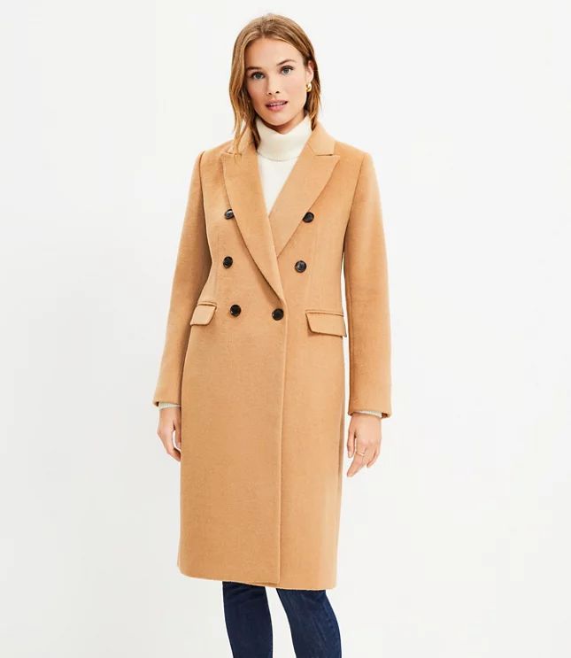 Double Breasted Coat | LOFT