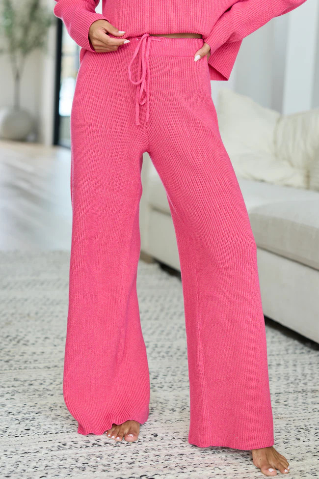 Kitt Pink Lounge Pants | Pink Lily