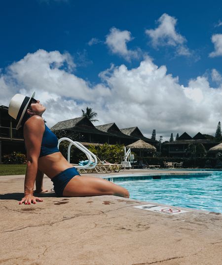 I lived in this suit! Great booty coverage and so comfy! I also don’t go anywhere without this hat or sun glasses. 

#LTKswim #LTKSeasonal #LTKtravel
