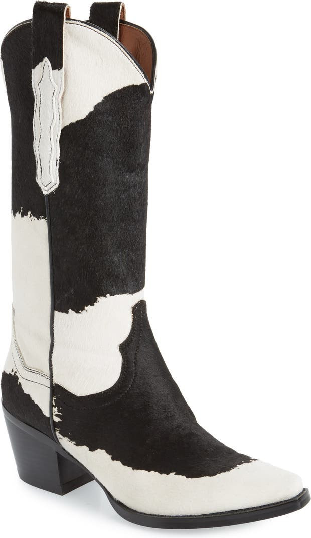 Dagget Genuine Calf Hair Western Boot | Nordstrom